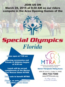 Special Olympics Flyer